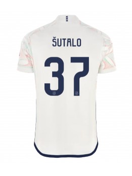 Moški Nogometna dresi replika Ajax Josip Sutalo #37 Gostujoči 2023-24 Kratek rokav